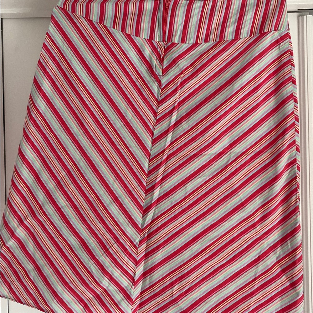 UK Etam stripe Aline skirt
